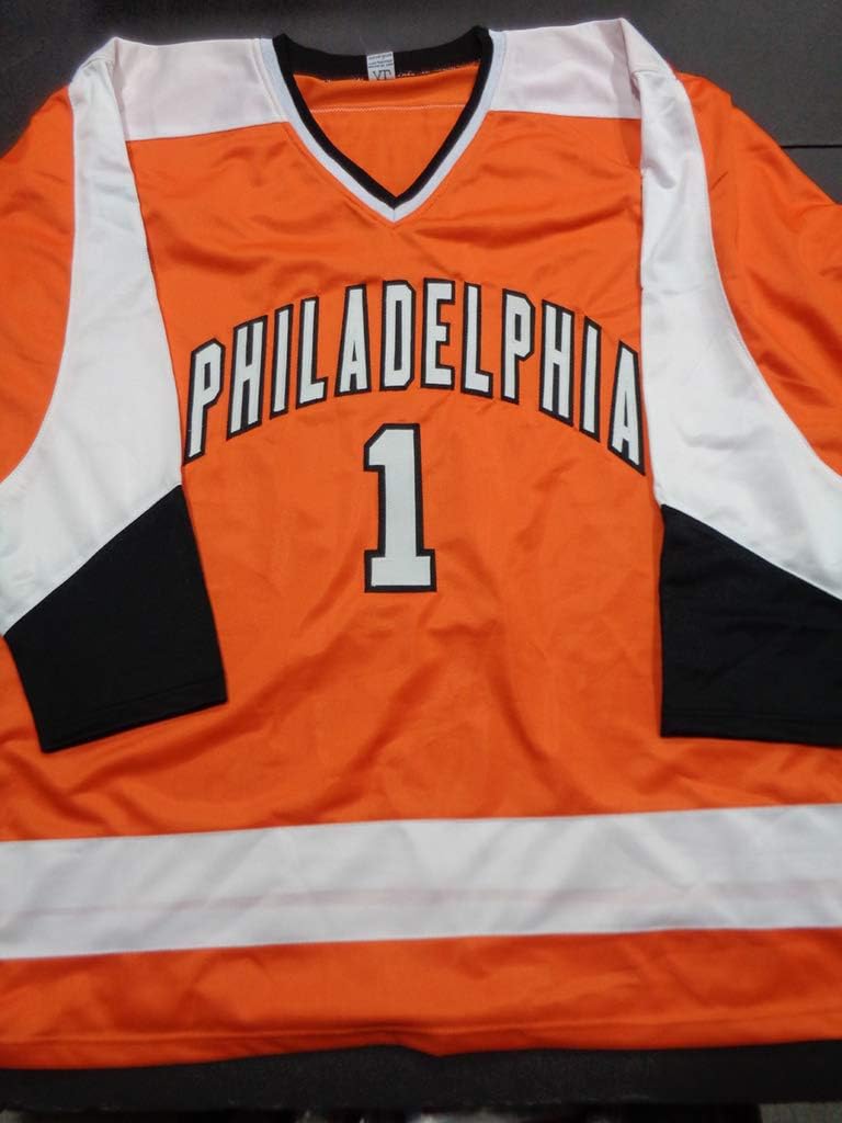 Bernie Parent Autographed Philadelphia Flyers Retro Orange Replica Jersey JSA COA