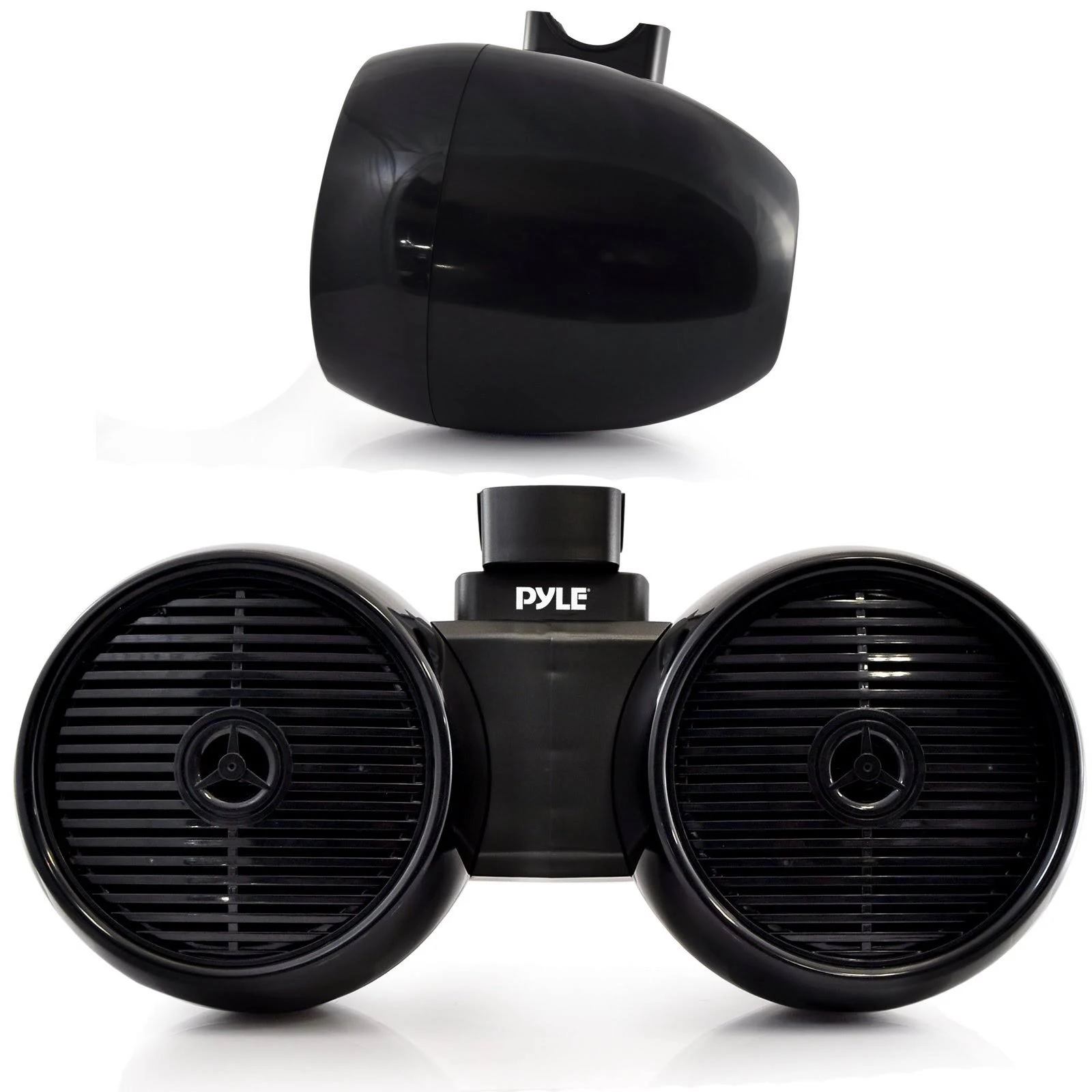 Pyle Dual Marine Tower Speakers, Wakeboard Water Resistant Sound System PLMRWB852LEB