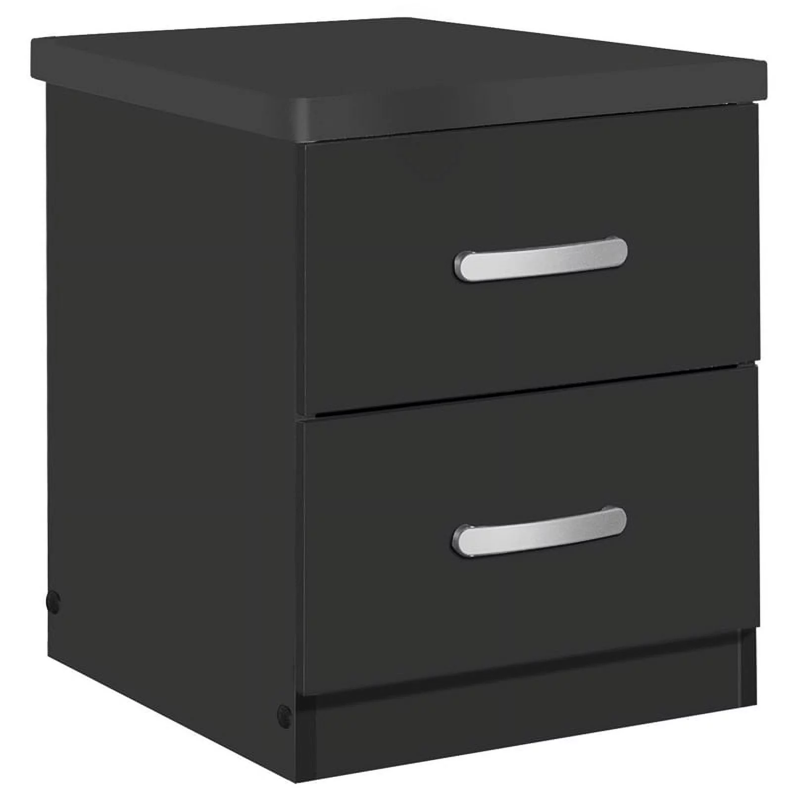 Home Square 3-Piece Set with Full Bed Armoire Wardrobe Cabinet and Nightstand