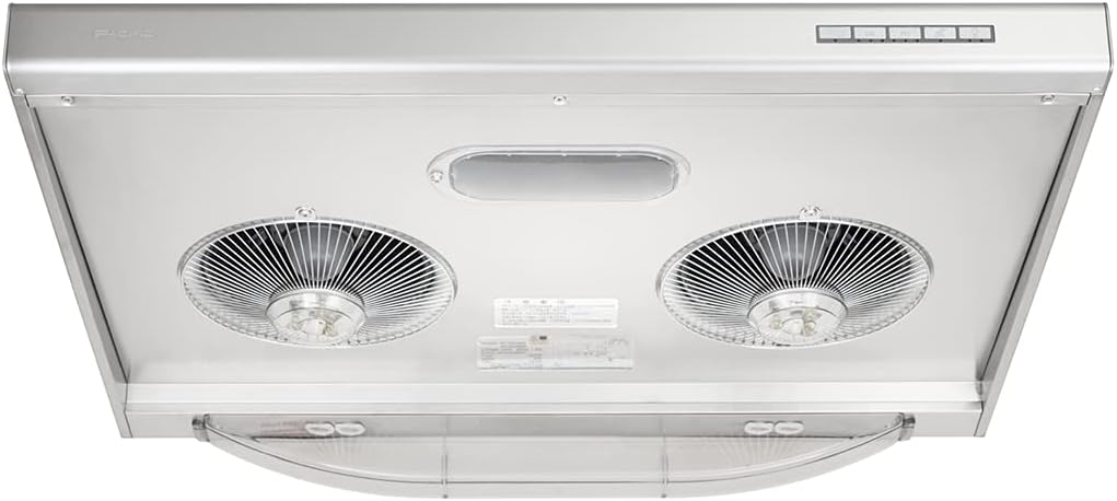 Pacific Kitchen Vent Hood AC30BS – 30 Inch Under Cabinet Range Hood – Filterless Modern Stainless Steel Hood Vent with 900 CFM Suction, Dual Fans, LED Touch Controls and Auto-Clean Function