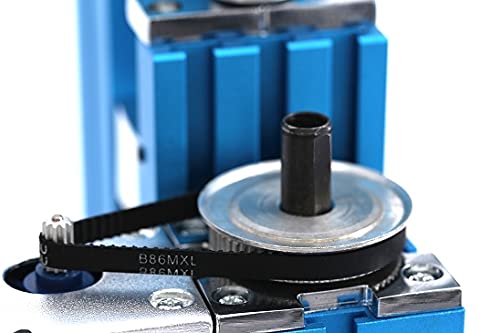 Universal Mini Metal Lathe Machine Motorized Metalworking DIY Tool Benchtop Woodworking for Hobby Science Education Modelmaking W10003M AC100V~240V (24W Lathe)