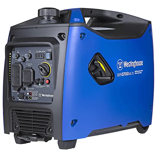 Westinghouse 5000 Peak Watt Super Quiet Dual Fuel Portable Inverter Generator, Remote Electric Start, Gas & Propane Powered, RV Ready 30A Outlet, Parallel Capable, Blue/Black