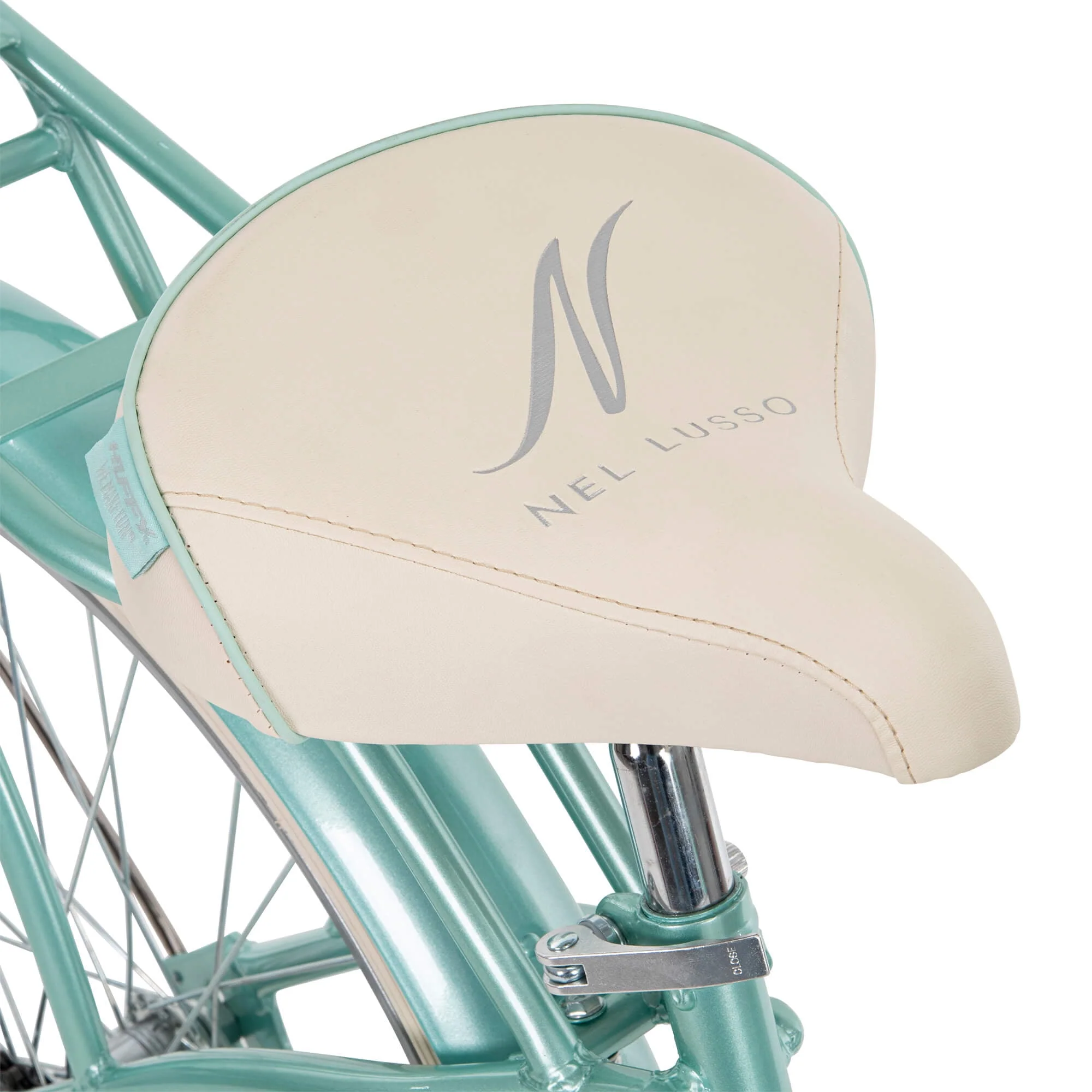 Huffy 26 Nel Lusso Classic Cruiser Bike with Perfect Fit Frame, Women's, Ages 13 Years, Light Blue