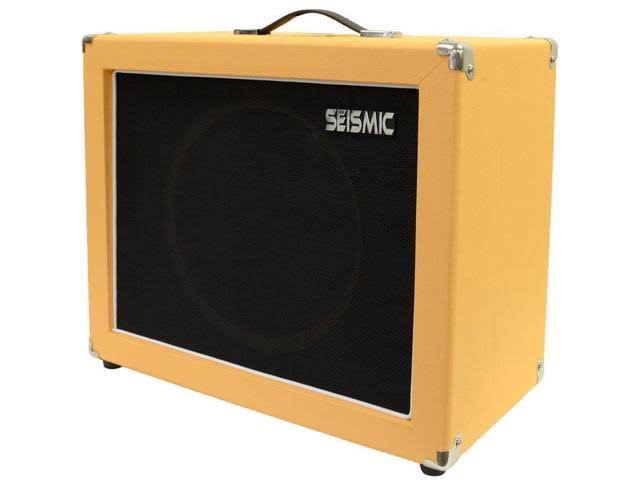 Seismic Audio 12x22 Guitar Speaker Cabinet Empty 1x12 Cab -Orange Tolex
