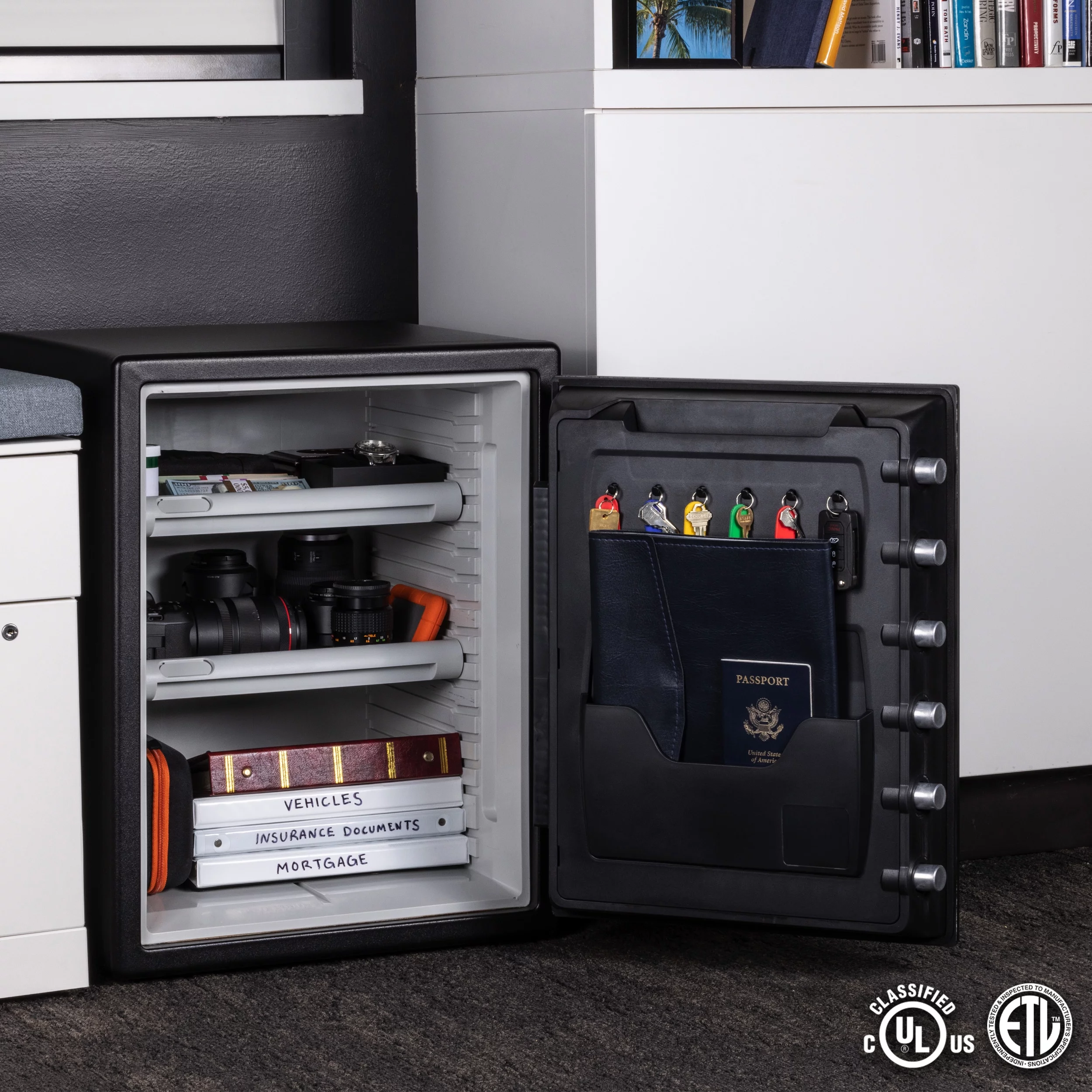 SentrySafe SFW205FWC Water and Fire-Resistant Safe with Digital Keypad Lock, 2.0 cu. ft.