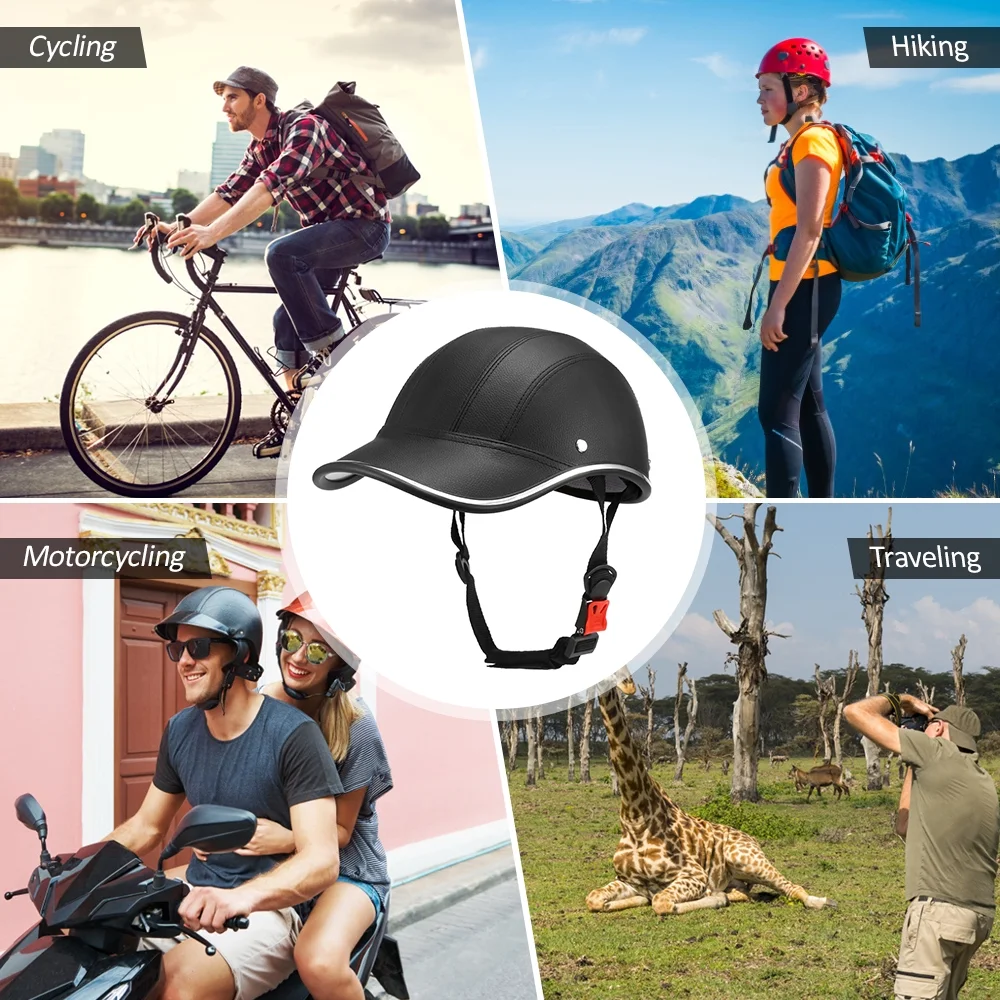 Outdoor Sports Cycling Safety Helmet Baseball Hat for Motorcycle Bike Scooter