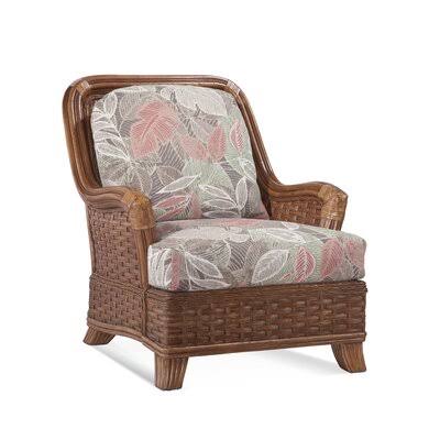 Somerset 33x22 Wide Armchair Braxton Culler Bisque/Ocean Stripe; 0252-61