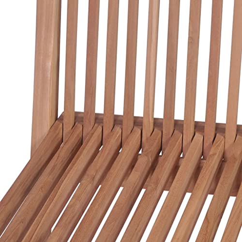 Folding Patio Chairs 4 pcs Solid Teak Wood,Teak Wood Folding Outdoor Chairs for Patio, Garden, and Cafe, Set of 4 Outdoor Seating Furniture
