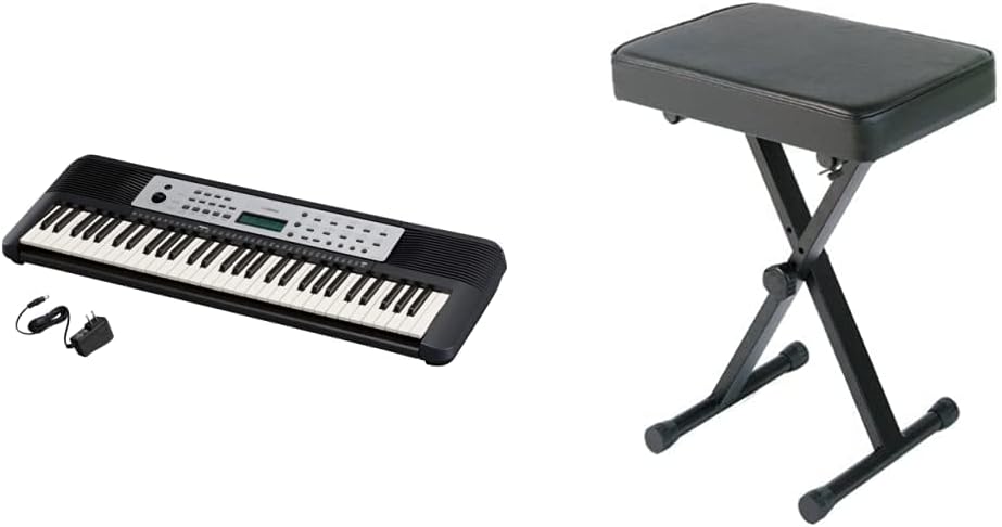 YAMAHA YPT260 61-Key Portable Keyboard with Power Adapter (Amazon-Exclusive)