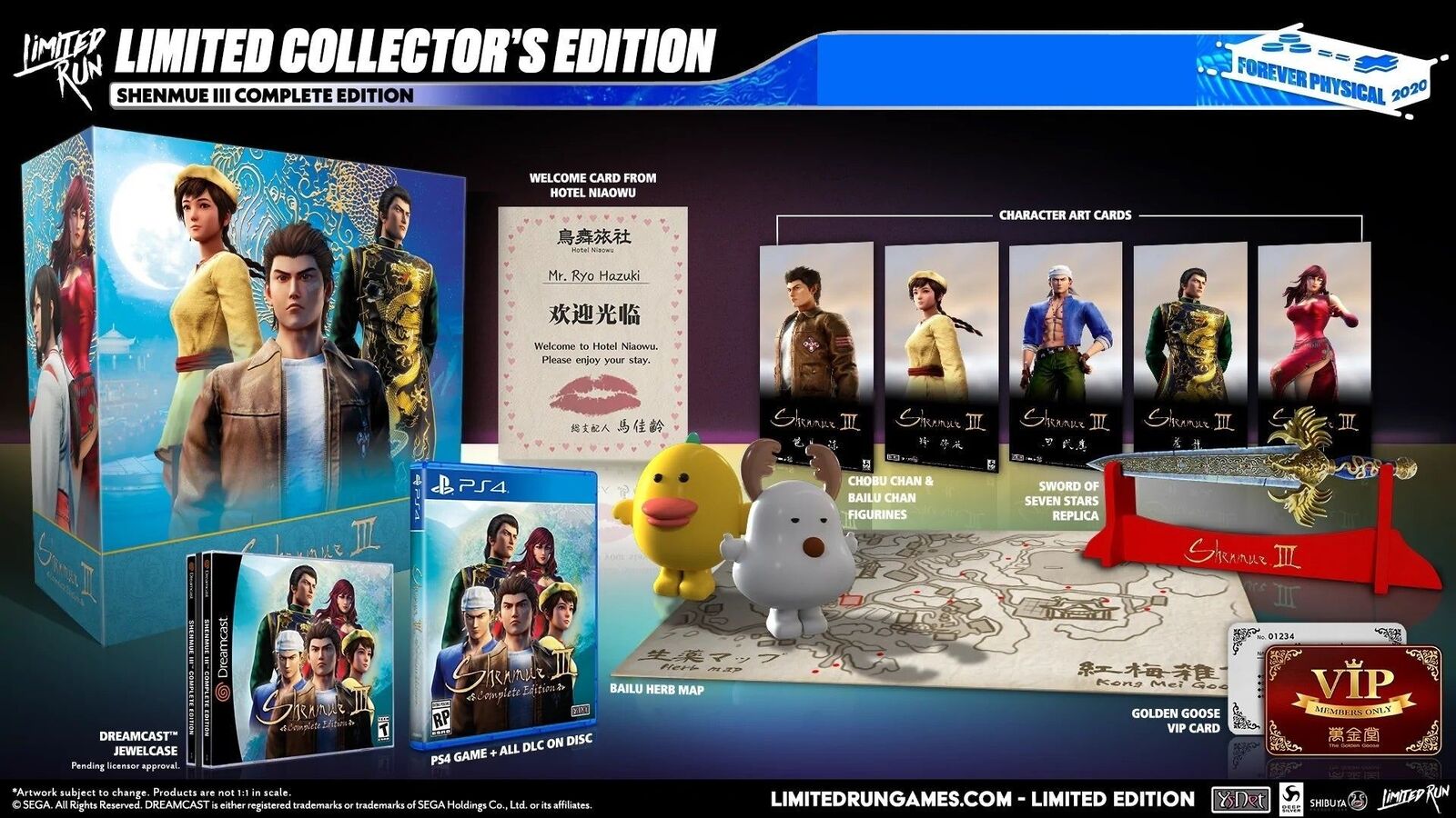 Shenmue III - Complete Collector's Edition [Sony PlayStation 4] NEW