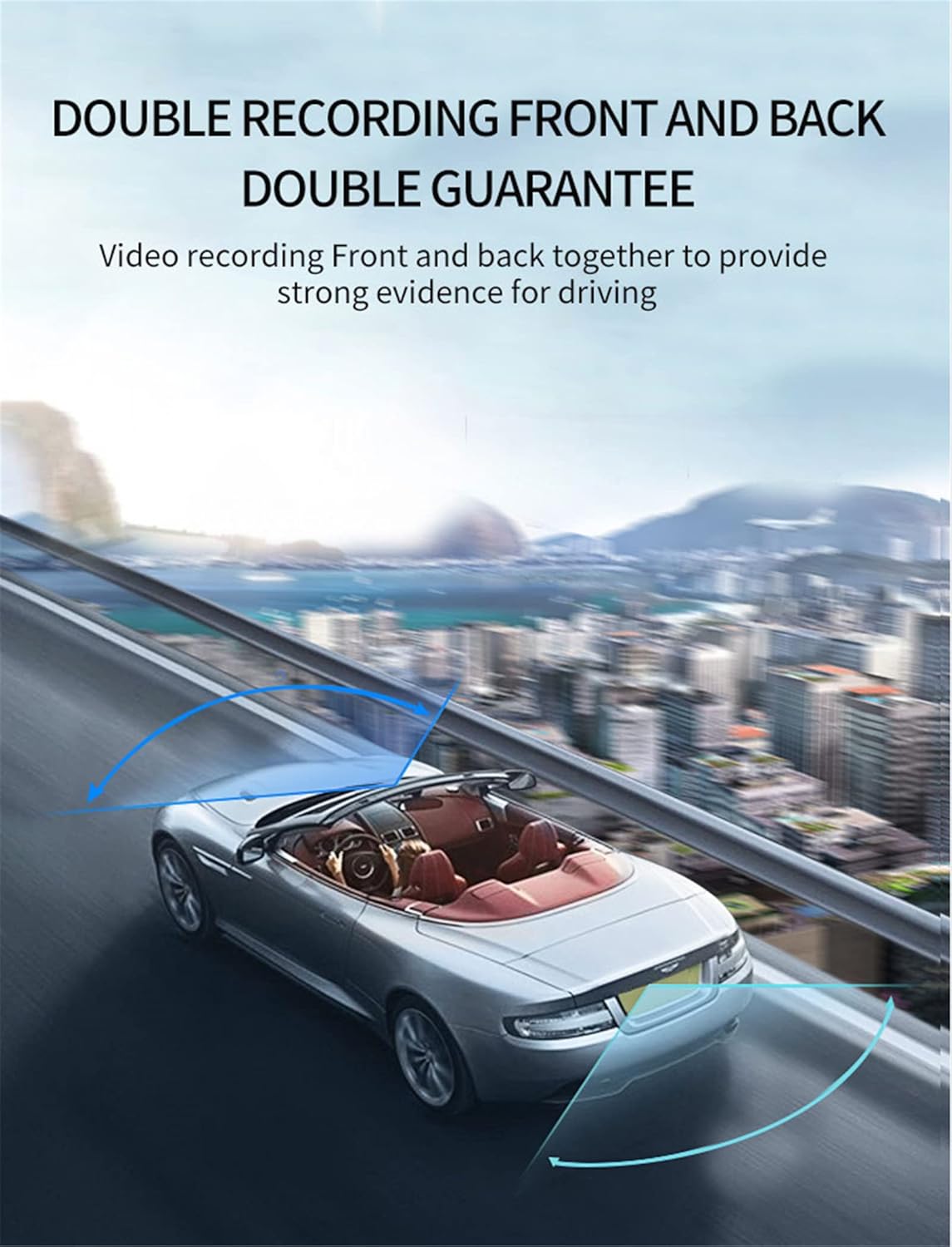 Dash Cam 1080P Dash Camera for Cars with 170° Wide Angle Car Camera with Night Vision WDR G-Sensor Parking Monitor Loop Recording