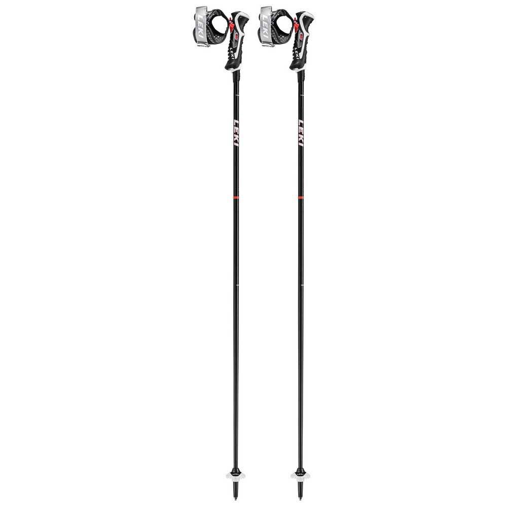Leki Carbon 14 3D Ski Poles Black/Red, 135cm