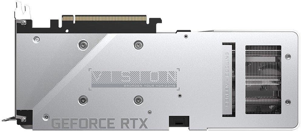GIGABYTE GeForce RTX 3060 Vision OC 12G (REV2.0) Graphics Card, 3X WINDFORCE Fans, 12GB 192-bit GDDR6, GV-N3060VISION OC-12GD Video Card