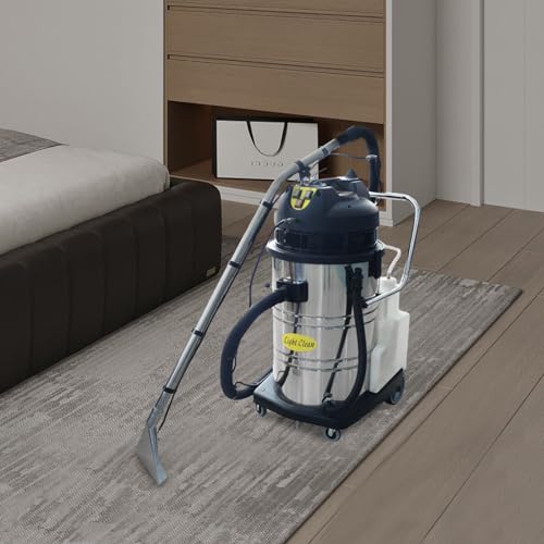 Commercial Carpet Cleaner Machine 60L/40L Commercial 3 in 1 Carpet Spraying Floor Brush Cleaner Extractor Industrial Carpet Cleaner Machine Heavy Duty Sofa Curtains Carpet Carpet Extractor