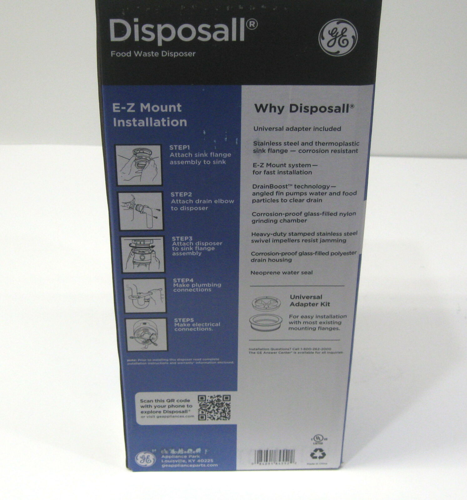 GE GFC520N Garbage Disposall Food Waster Disposer 1/2 HP