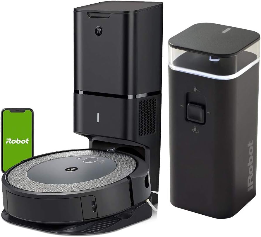 iRobot Roomba i3+ (3550) Wi-Fi Connected Robot Vacuum with Dirt Disposal and Virtual Wall Barrier Bundle (2 Items)