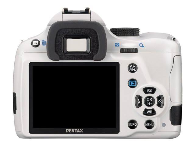 Pentax K-50 16.3 MP Digital SLR Camera - 1080p - White - DA L 18-55mm WR Lens