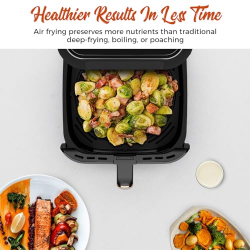 Kitchen Elite Air Fryer with Stainless Steel, Large Capacity