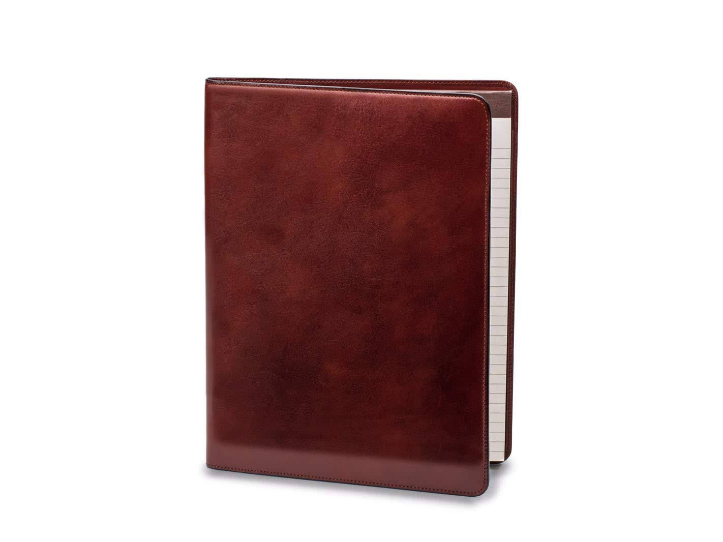 Bosca Old Leather Collection All Leather Pad Cover - Brown