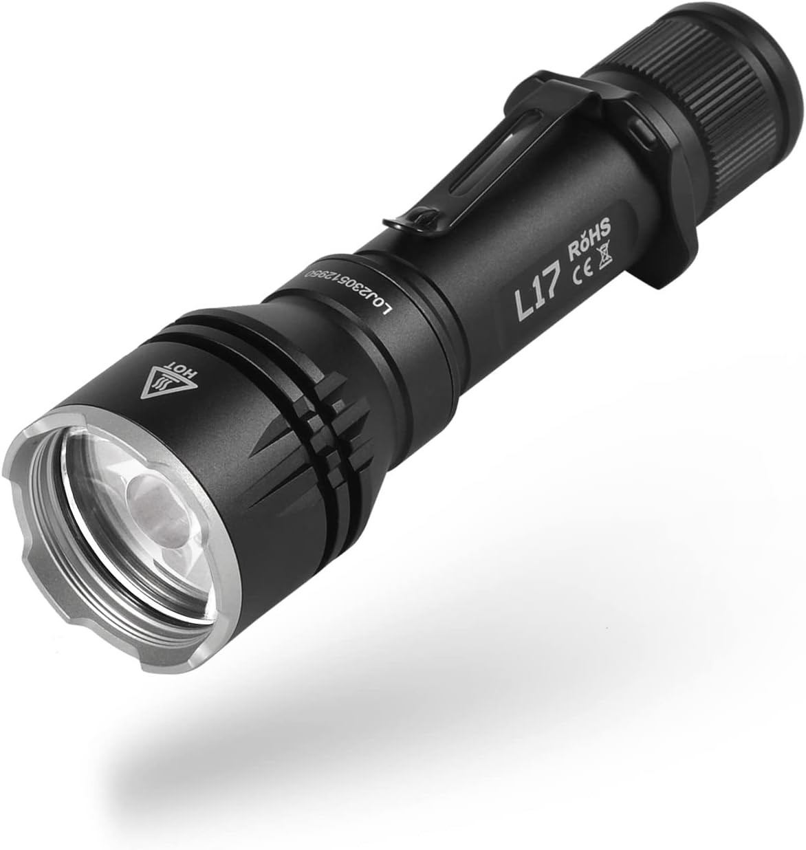 ACEBEAM L17 Tactical Flashlight 2632 Feet Long Rang Throw 1400 High Lumens LED Flashlight with 3100mAh USB Rechargeable Battery Flashlight for Camping, Outdoor, Emergency - White LED（Battery Included）