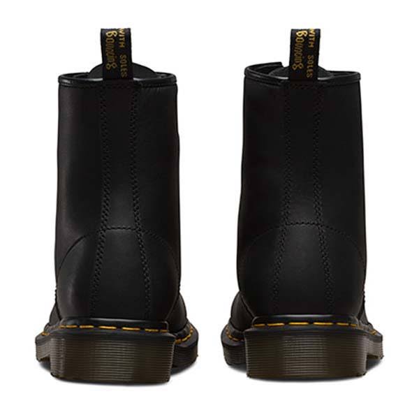 Dr. Martens Black Greasy 1460 Boots