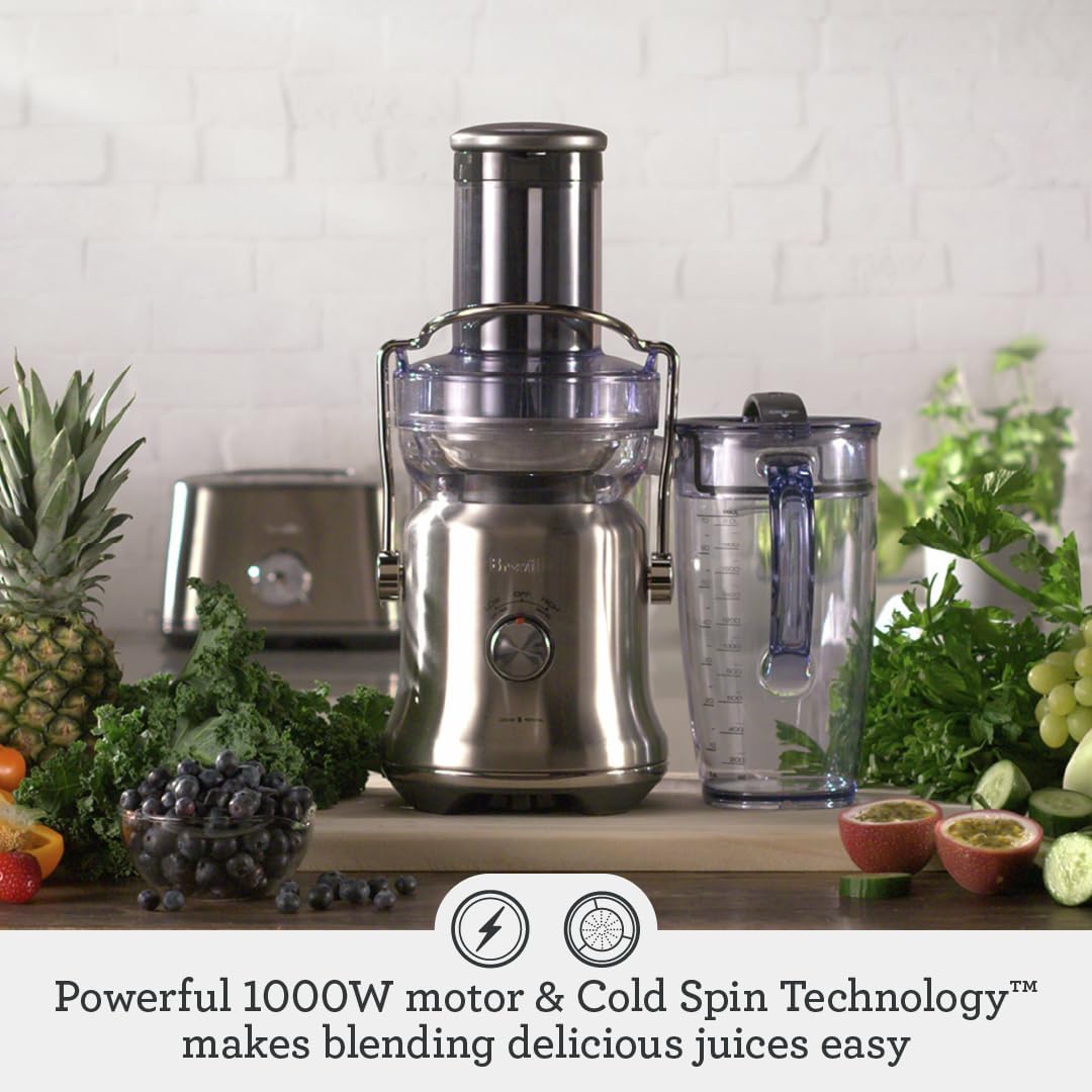 Breville RM-BJE530BSS1BUS1 Juice Fountain Cold Plus, Brushed Stainless Steel (Certified Remanufactured)