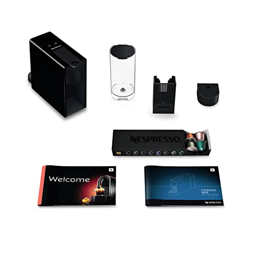 Nespresso Essenza Mini Espresso Machine by Breville, Piano Black