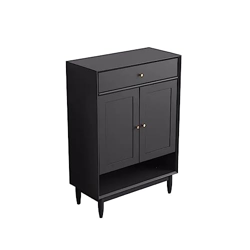 Shoe Organizer Solid Wood Shoe Cabinet Home Porch Large-capacity Locker Suitable for Living Room, Corridor, Balcony Shoe Cabinet Entryway Furniture(C,73cm)