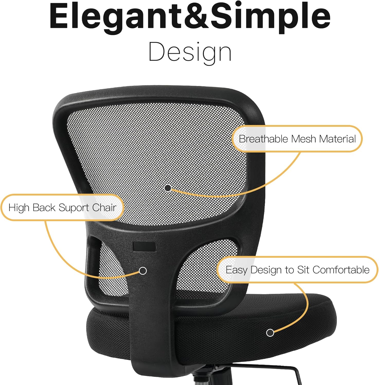 HYLONE Drafting Chairs Adjustable Height Stool Chair Armless Tall Office Chair High Back Ergonomic Office Chair Standing Desk Chair Armless Office Desk Chairs Drafting Swivel Chair with Footrest