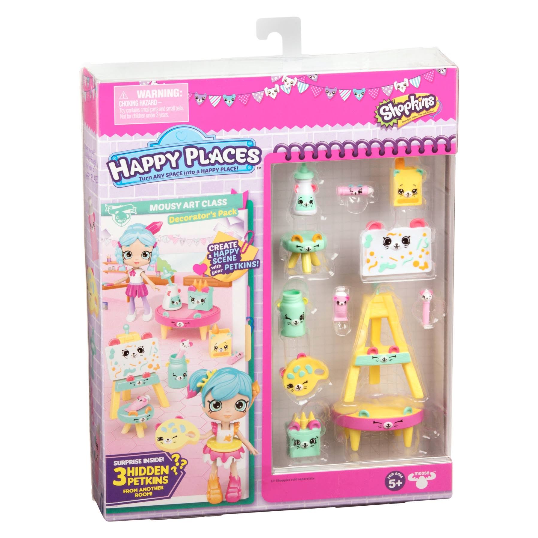 Happy places Shopkins Season 3 Decorator Pack - Mousy Art Class