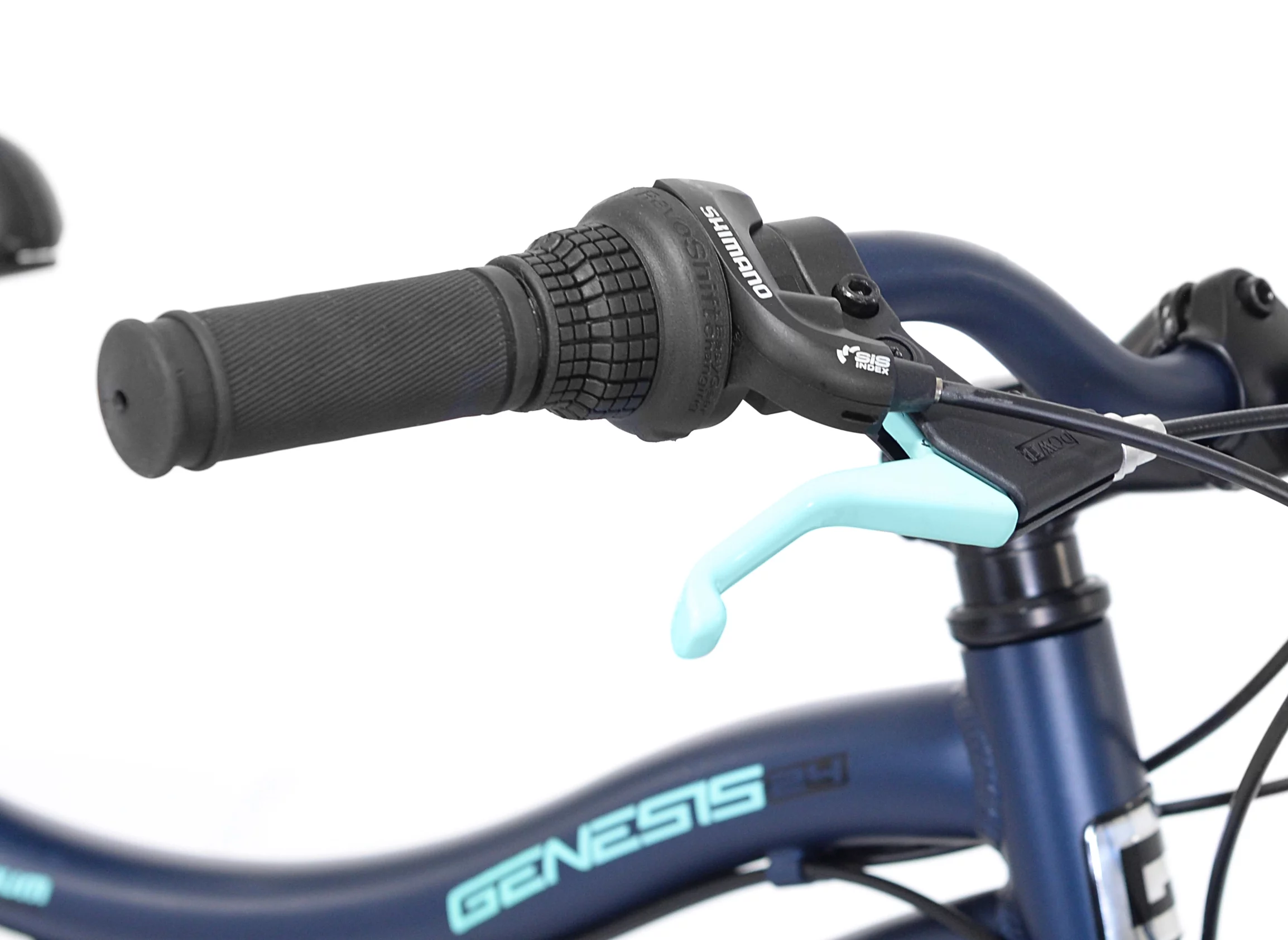 Genesis 24" Bella Vista Girl's Full Suspension Tween/Teen Mountain Bike, Blue