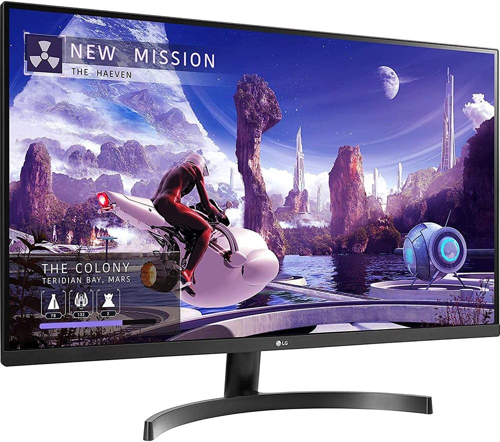 LG 27QN600-B 27 inch QHD 2560x1440 IPS Monitor with AMD FreeSync, HDR10 2 Pack