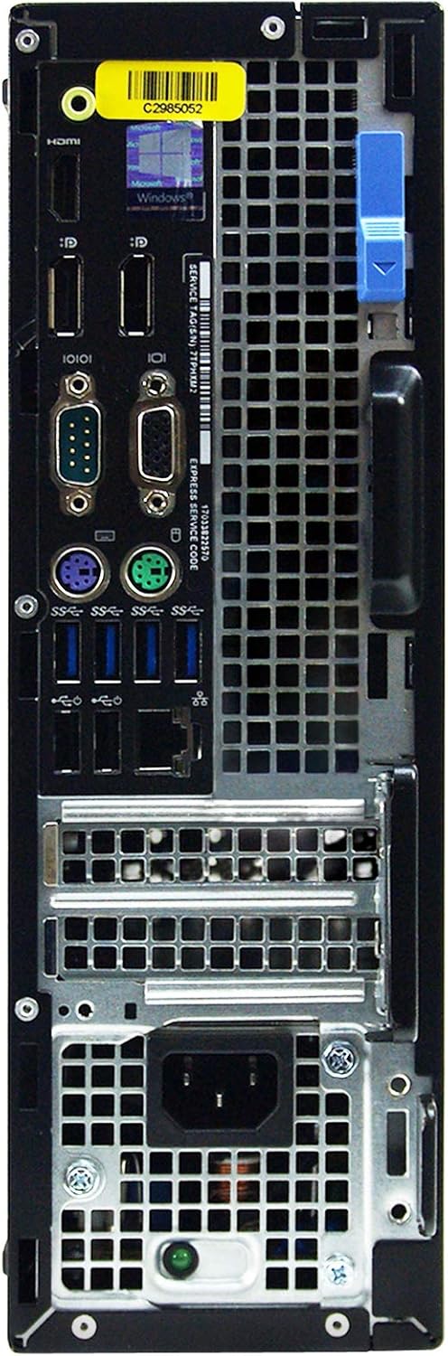 Dell OptiPlex 5060 SFF Intel Core i5-8500 3.0GHz, 16GB RAM, 256GB SSD, Windows 11 Pro 64bit (Renewed)
