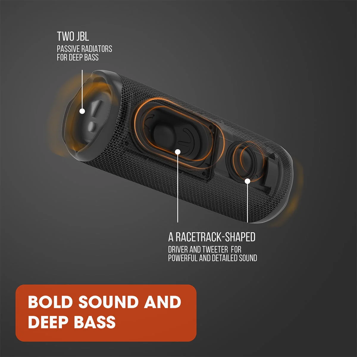 JBL Flip 6 Portable Waterproof Speaker (Black)