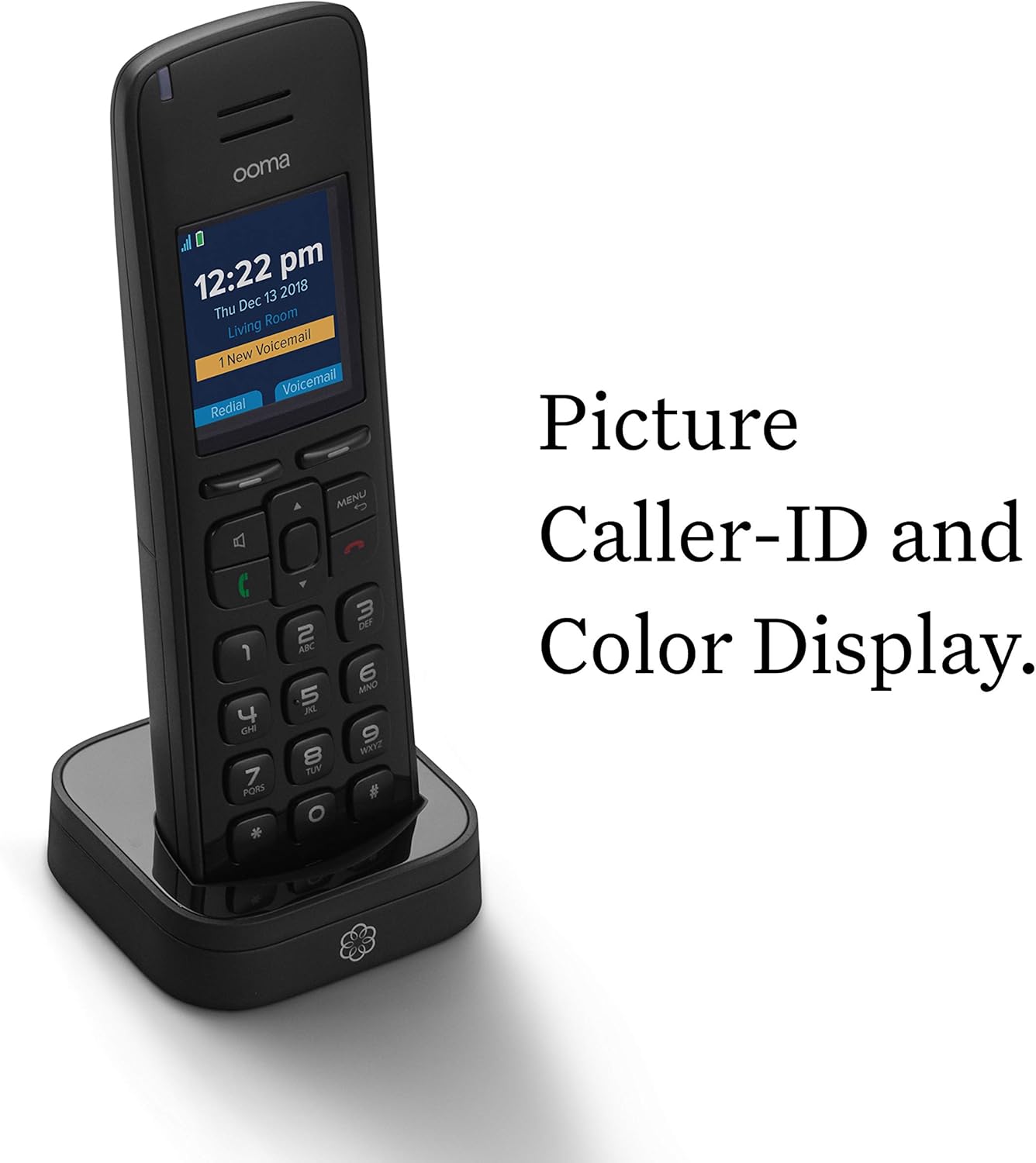 Ooma Telo VoIP Free Internet Home Phone Service and HD3 Handset. Affordable landline Replacement. Unlimited Nationwide Calling & Telo VoIP Free Internet Home Phone Service with 3 HD3 Handsets