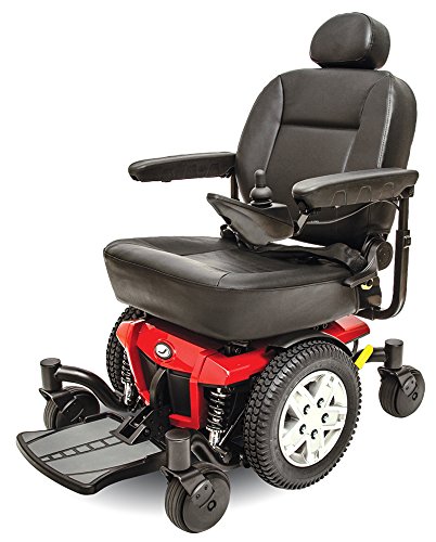 Pride Jazzy 600 ES Electric Wheelchair with Inside Delivery and Setup Option (Curbside Delivery, 20"Wx18"-20"D Captain Seat)