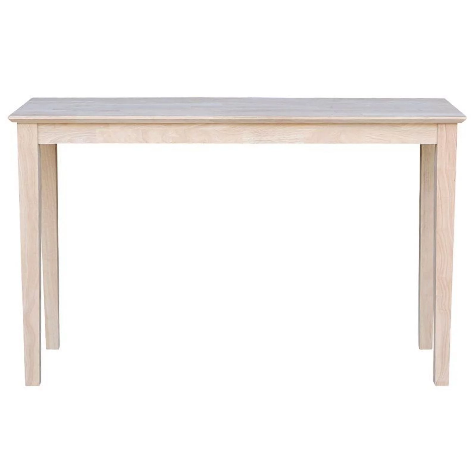 Pemberly Row Shaker Unfinished Sofa Wood Table