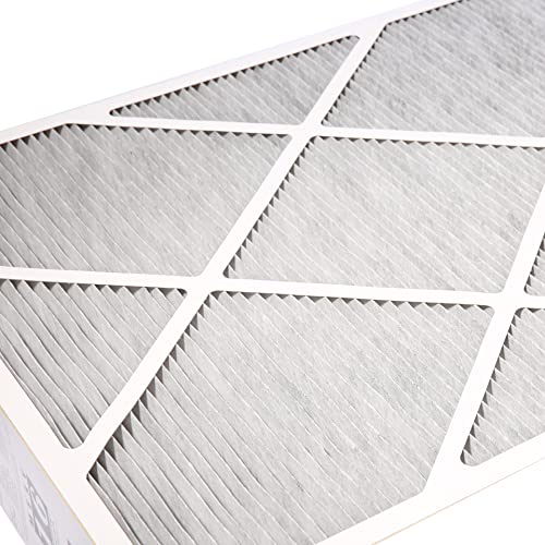 Lennox X6675 20x25x5 Air Filter, Merv 16 Carbon Clean Home Furnace Filter for HVAC system with Wholesalehome Cleaning Cloth Variation