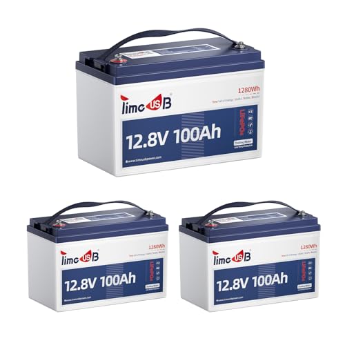12V 100Ah TM LiFePO4 Marine Battery with Low-Temp Protection, 100A BMS, 15000+ Cycles – Lithium Iron Phosphate Battery for Trolling Motors, Yacht, Boats, RVs, Camping and Off-Grid Power 1 Pack