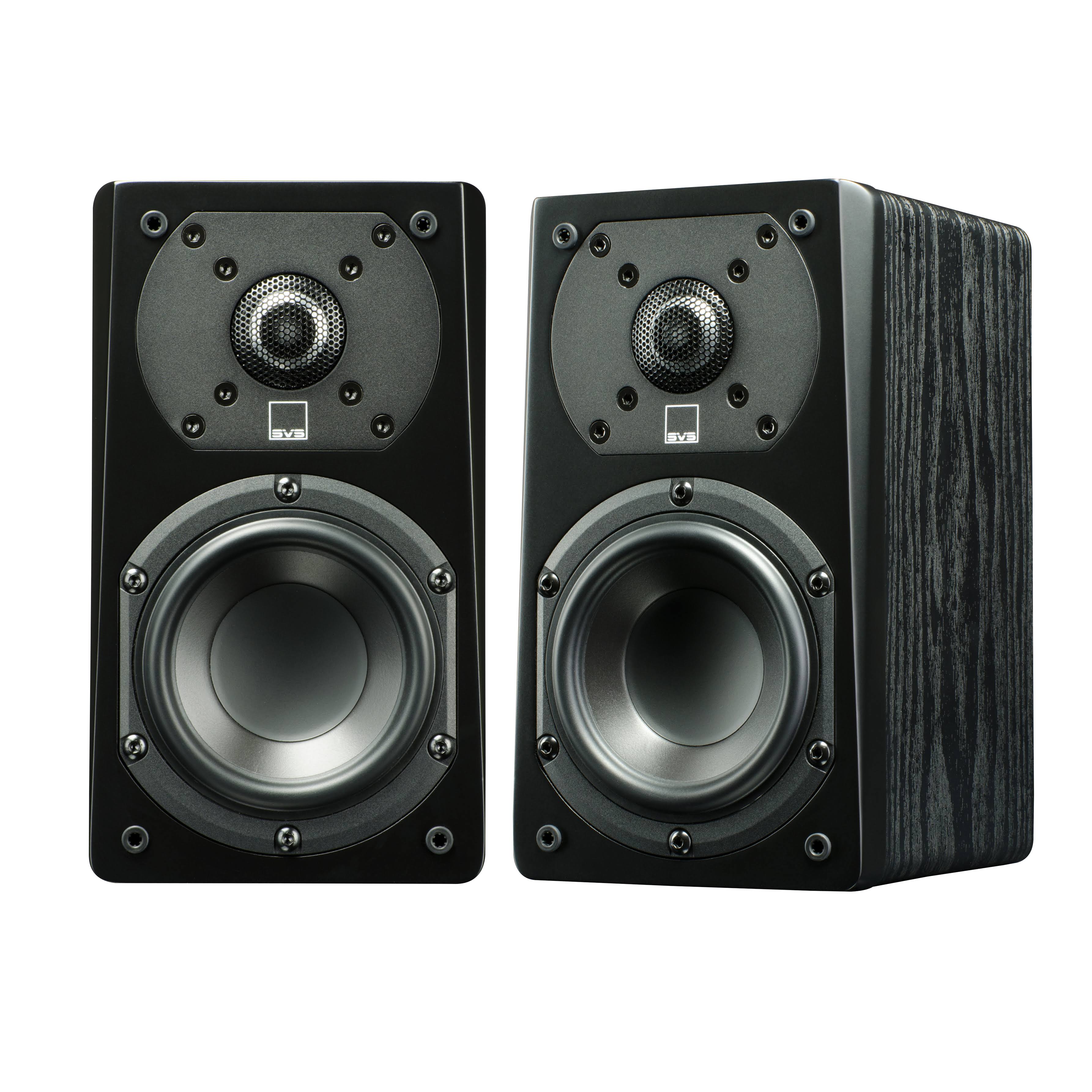 SVS Prime Satellite 2-way Speakers - Pair - Premium Black Ash