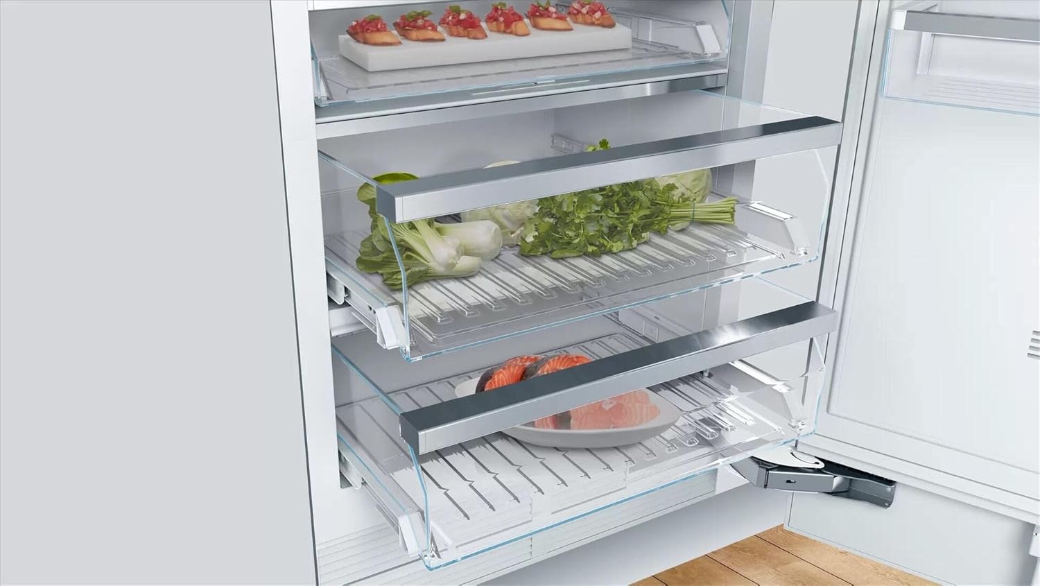 BOSCH Benchmark Series 30" Custom Panel Built-In Single Door Refrigerator - B30IR905SP
