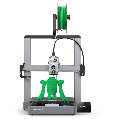 Creality Hi Combo 3D Printer, 4-Color CFS System, Auto RFID Filament Detection, 500mm/s Speed, All-Metal Frame, 260x260x300mm Build Volume, Smart Cloud Control