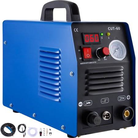 Vevor 60 Amp Plasma Cutter Arc Dual Voltage 110 220V Plasma Cutting Machine 16mm (3/5 inch) Cutting Thickness Portable Plasma We