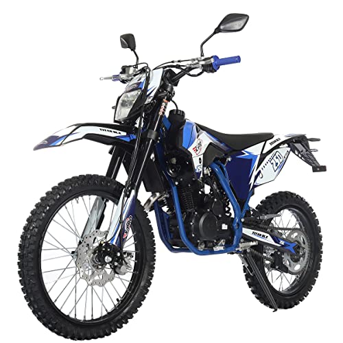 X-PRO Titan 250 DLX 250cc Dirt Bike with 5-Speed Manual Transmission, 21"/18" Wheels | All Lights, Electric/Kick Start, Zongshen Brand Engine