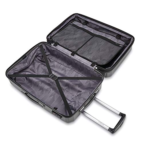 Samsonite Winfield 3 DLX Hardside Expandable Luggage with Spinners, Silver, Carry-On 20-Inch