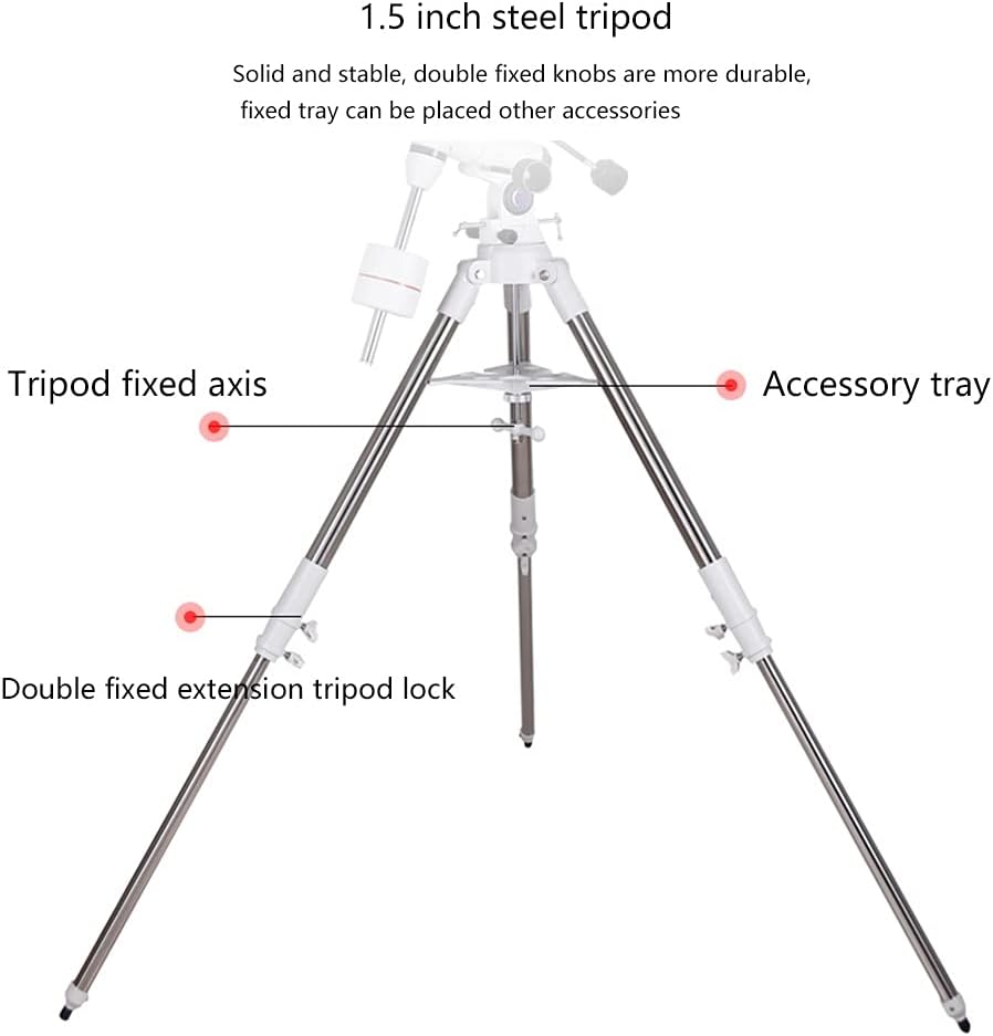 WYH Opera Glasses Refractor Telescope for Adults 127mm Aperture 1200mm Adjustable Portable Telescopes with Stable Tripod and HD View Handheld Telescope