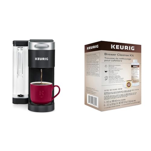 Keurig K-Supreme Single Serve K-Cup Pod Coffee Maker, MultiStream Technology, 4 Brew Sizes, 66oz Dual-Position Removable Reservoir, Black