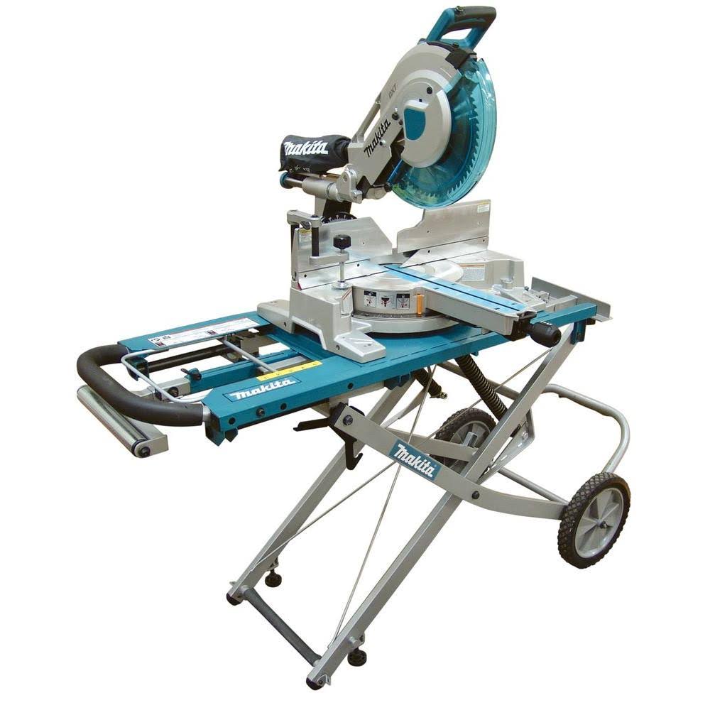 Makita 12 Dual Slide Compound Miter Saw, with Laser, Stand LS1216LX