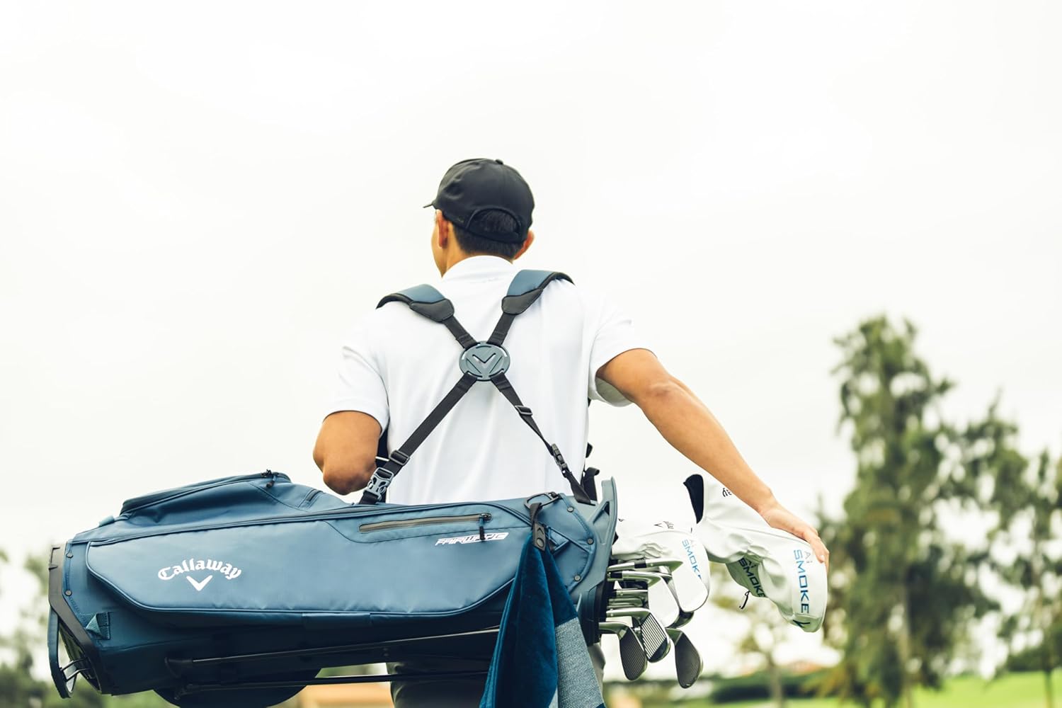 Callaway Golf Fairway C Stand Bag (White/Cobalt Blue)