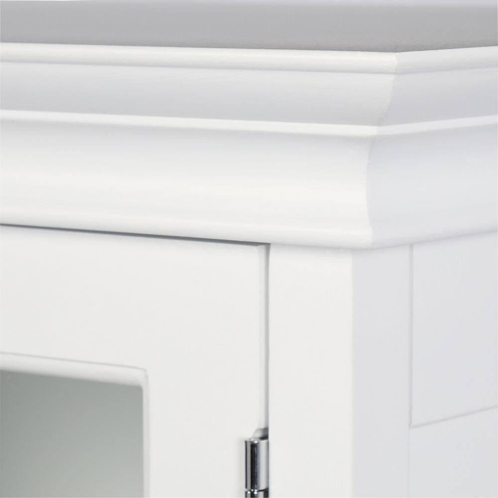 Home Decorators Collection Bathroom Linen Cabinet Drawer Storage Shelves White